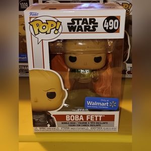 Funko Pop! Star Wars #490 Boba Fett Walmart Exclusive
